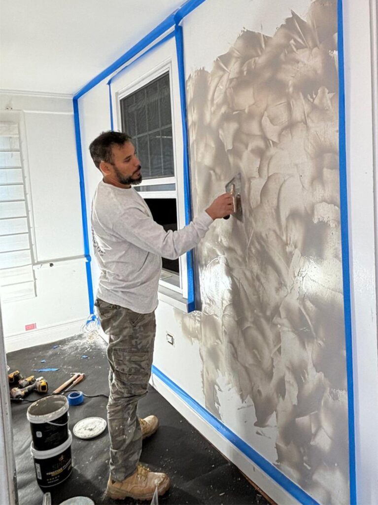 VENETIAN PLASTERING IN MILFORD, MASSACHUSETTS.